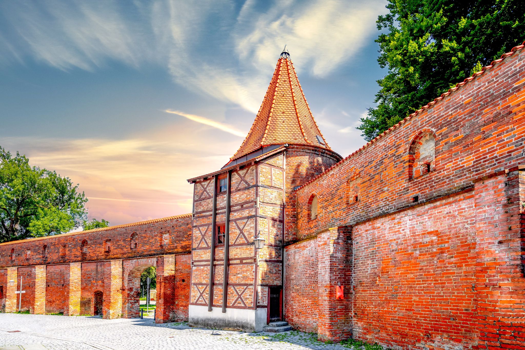 photo of City wall of Memmingen, Bavaria, Germany.