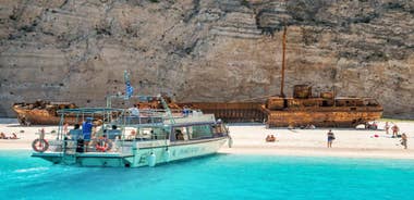 Zante: Half-Day Tour to Navagio, Blue Caves & White Beach