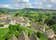 Photo of aerial view of the village of Painswick and the Cotswold escarpment towards Sheepscombe, The Cotswolds, United Kingdom.