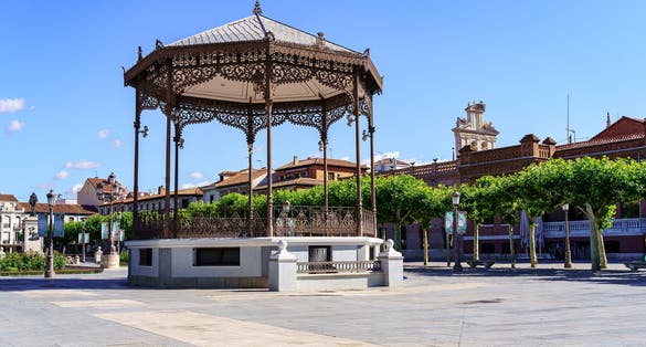 Photo of Monumental square of Alcala de Henares, Spain.