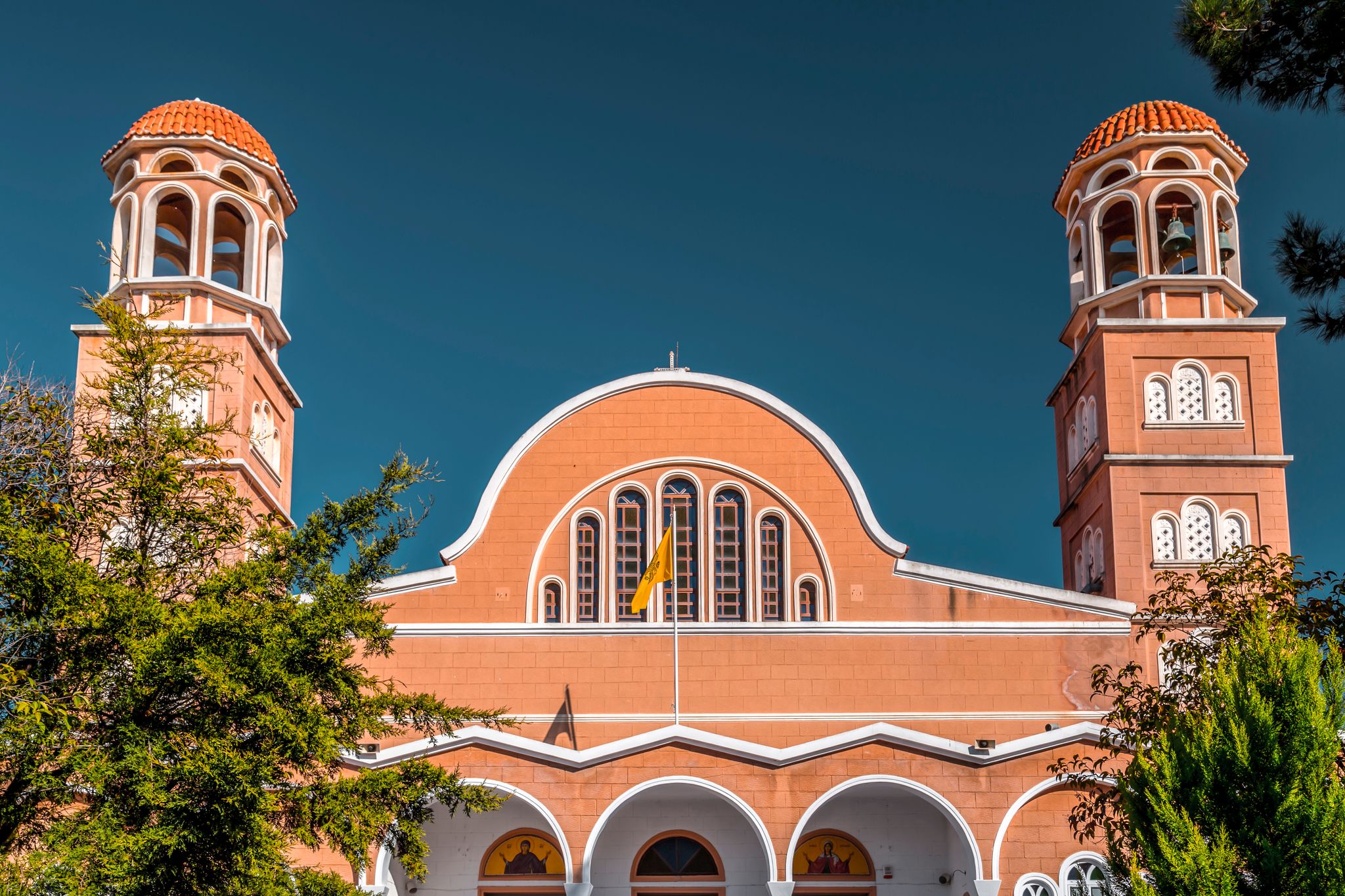 Photo of fishing boat on the beach in Alexandroupolis, Greece