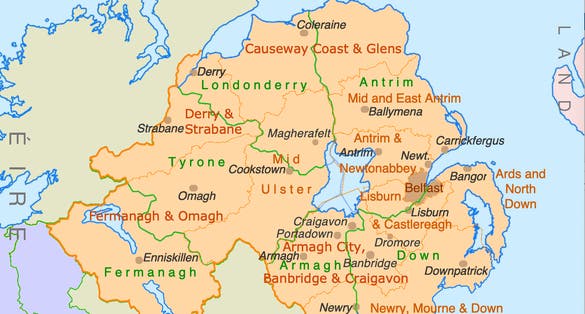 Northern Ireland - region in United Kingdom