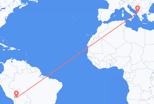 La Paz to Tirana