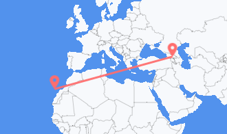 Las Palmas to Tbilisi