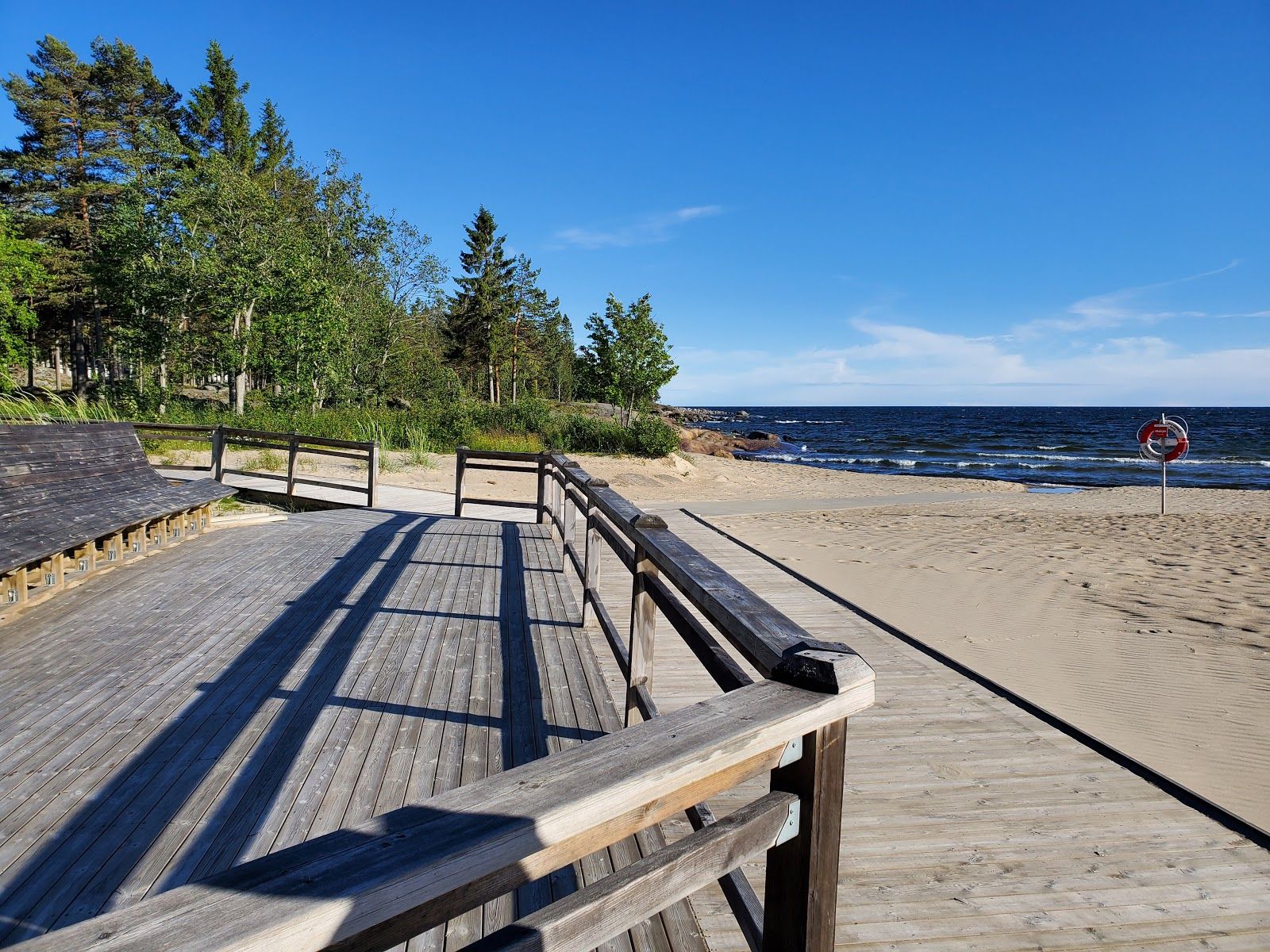 Bettnessands havsbad, Umeå kommun, Västerbotten County, Sweden