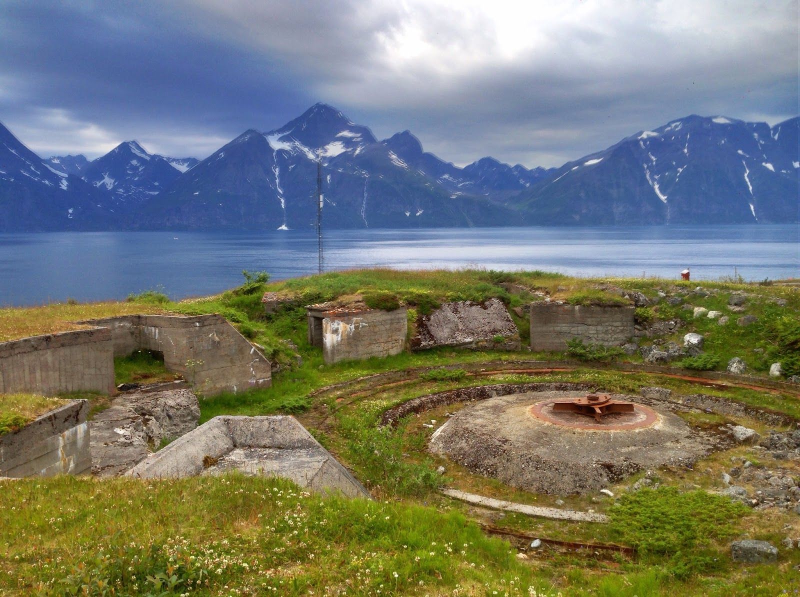 Spåkenes coastal fort, Kåfjord, Troms og Finnmark, Norway
