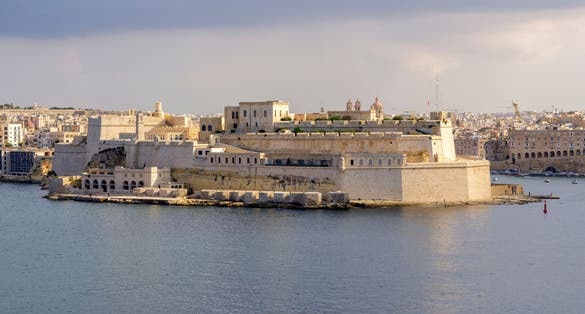 Panoramic view of the cities Senglea and Birgu (Vittoriosa) and the grand harbour, from upper barraka gardens in Valletta. Full of history, they are great places to explore.