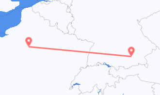 Train tickets from Massy to Munich