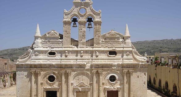 photo of view of Ιερά Μονή Αρκαδίου, Greece.