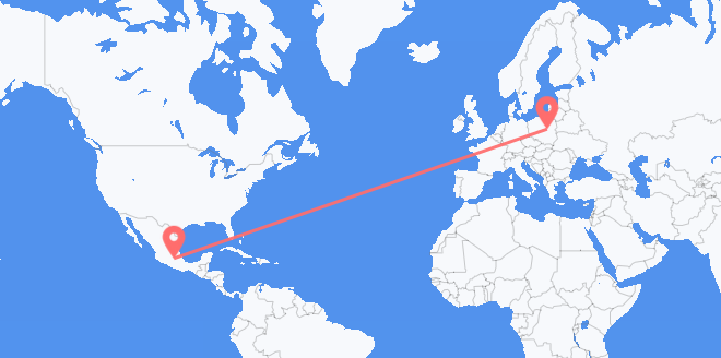 Mexico to Poland