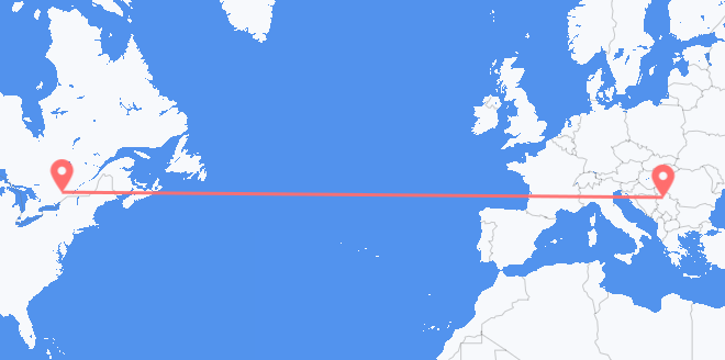 Canada to Serbia