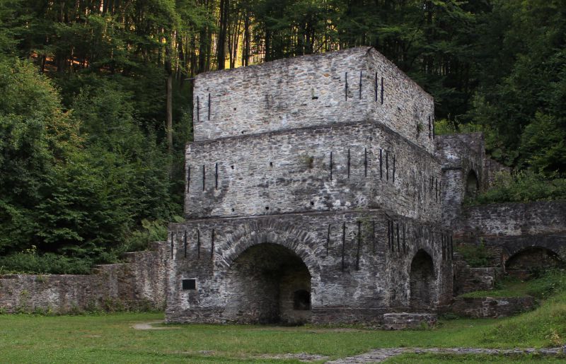 photo of view of Ancient Blast Furnace, Massa Museum .