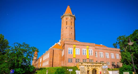 Gothic Piast Castle (Zamek Piastowski) in Legnica, Silesia, Poland