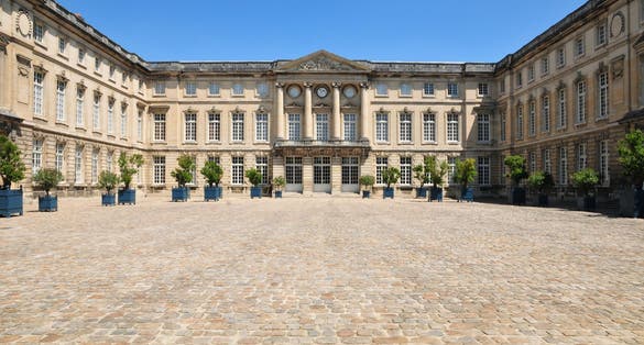 Photo of the picturesque castle of Compiegne, France.