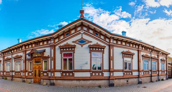Marela museum at Vanha Rauma district of Rauma in Finland.
