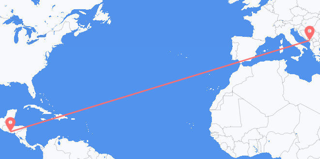 El Salvador a Montenegro