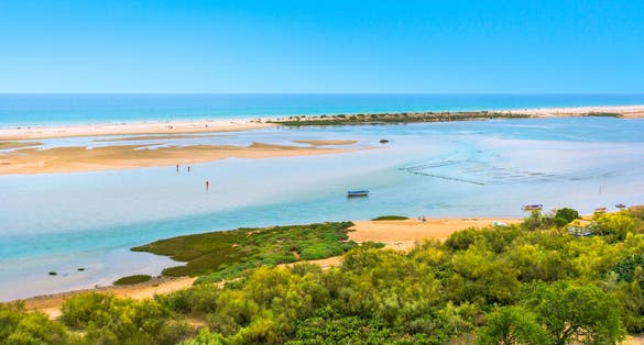 Cacela Velha, old fishermen village near Vila Real de Santo Antonio, Algarve, Portugal.