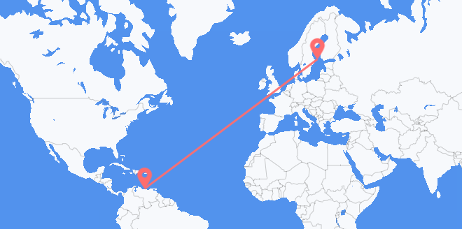 Venezuela a Islas Åland
