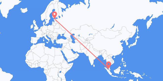 马来西亚 目的地 爱沙尼亚