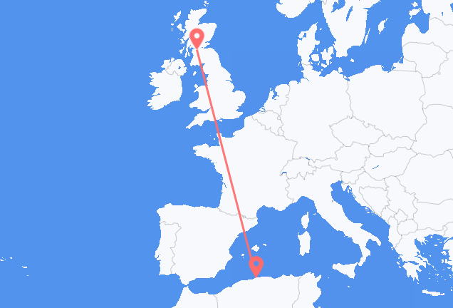 Algiers to Glasgow
