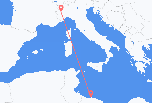 Tripoli to Turin