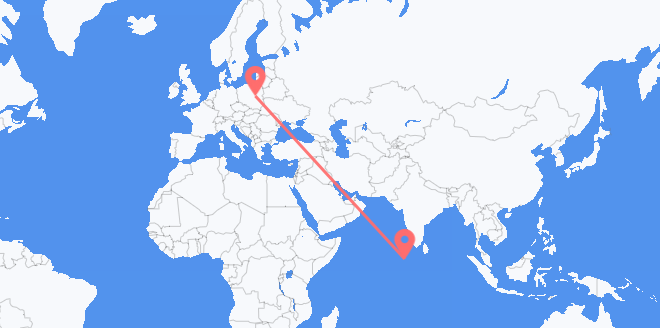 le Maldive alla Polonia