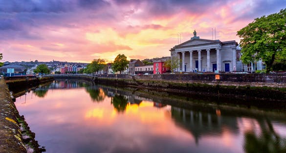 photo of view of Cork City, Ireland.