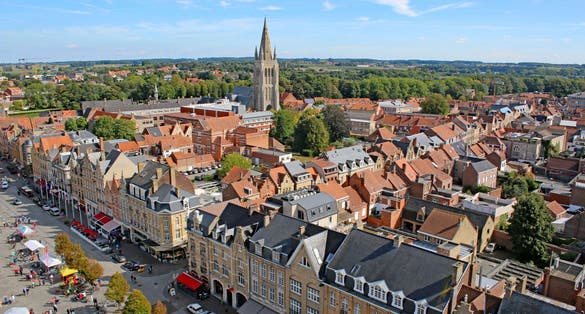 City of Ypres in Belgium