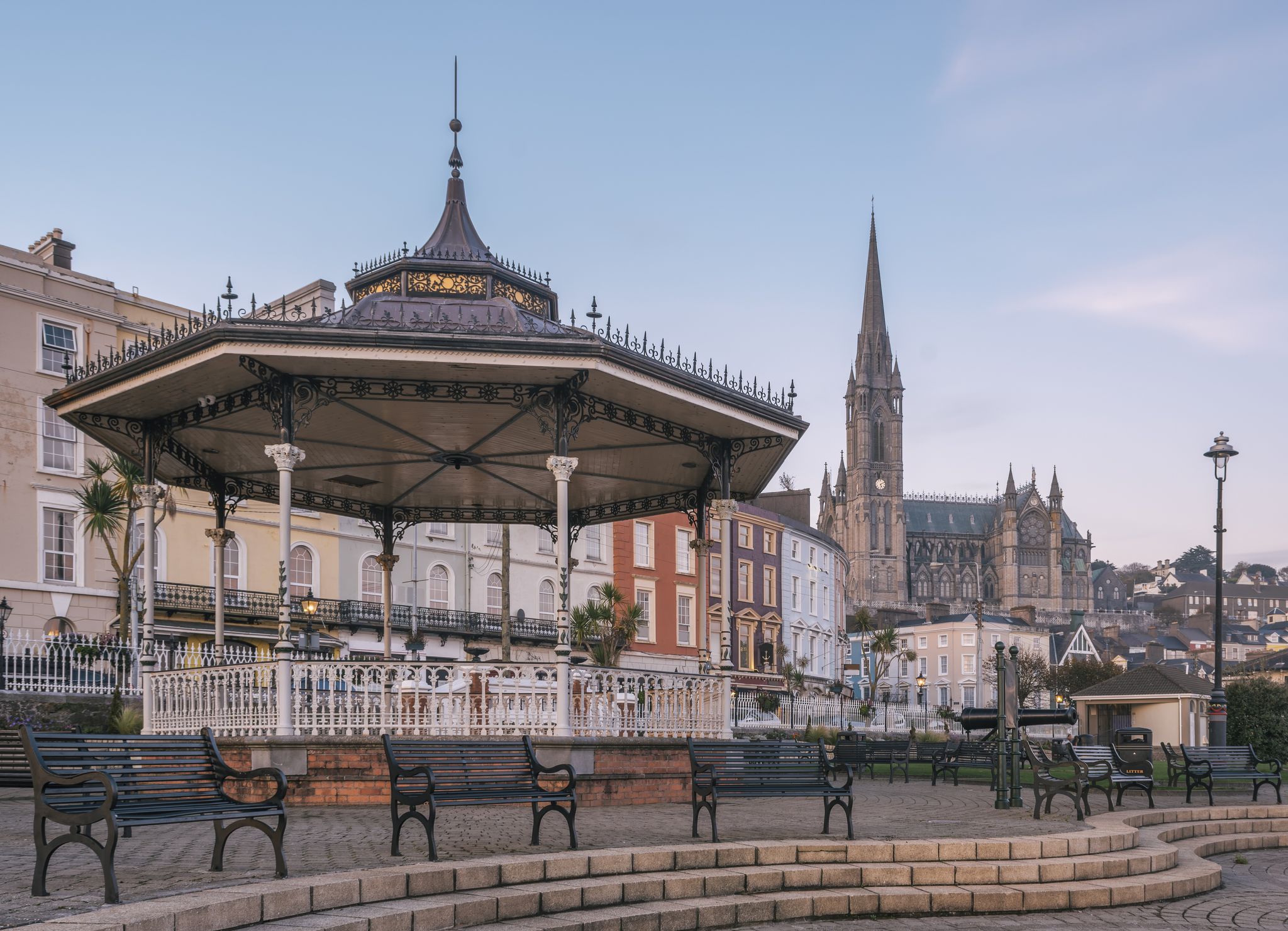 Photo of Promenade in the town of Cobh in County Cork, Ireland.