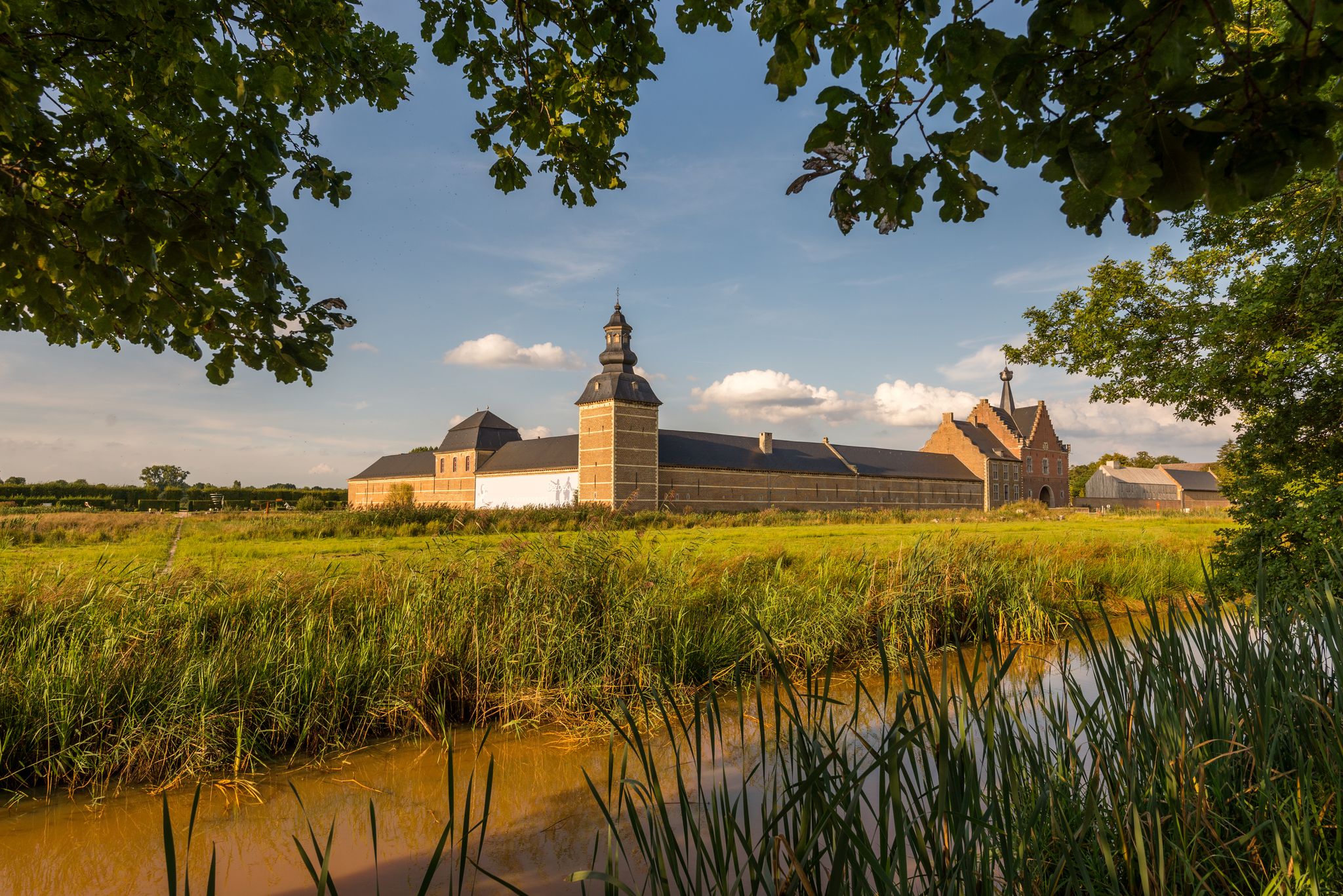 Photo of Herkenrode Abbey in Hasselt, Belgium.