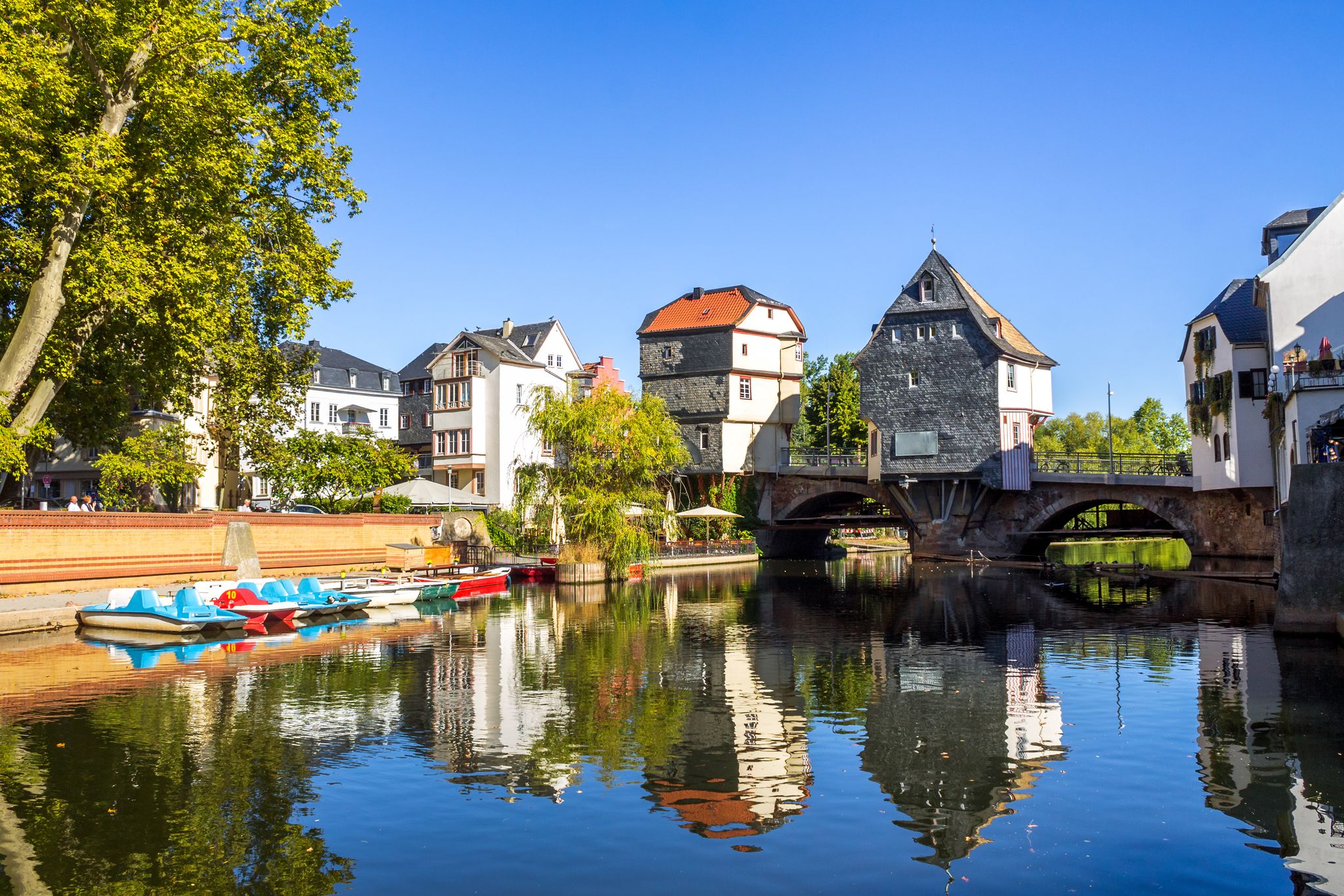 Photo of historical City of Bad Kreuznach, Germany.