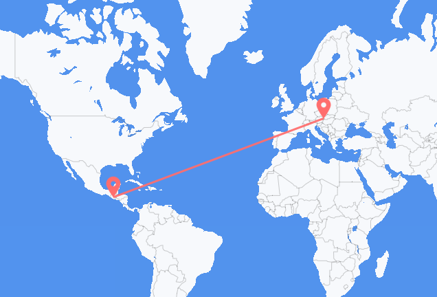 Ciudad de Guatemala a Bratislava