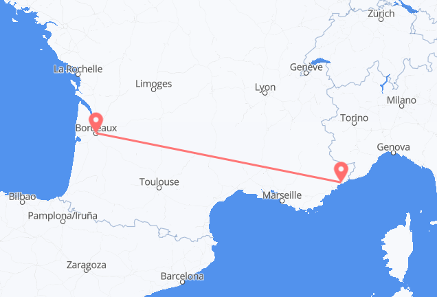 Cheap Flights from Nice to Bordeaux – Lowest Fares & Maximum Choice