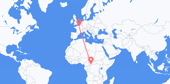 Central African Republic to France