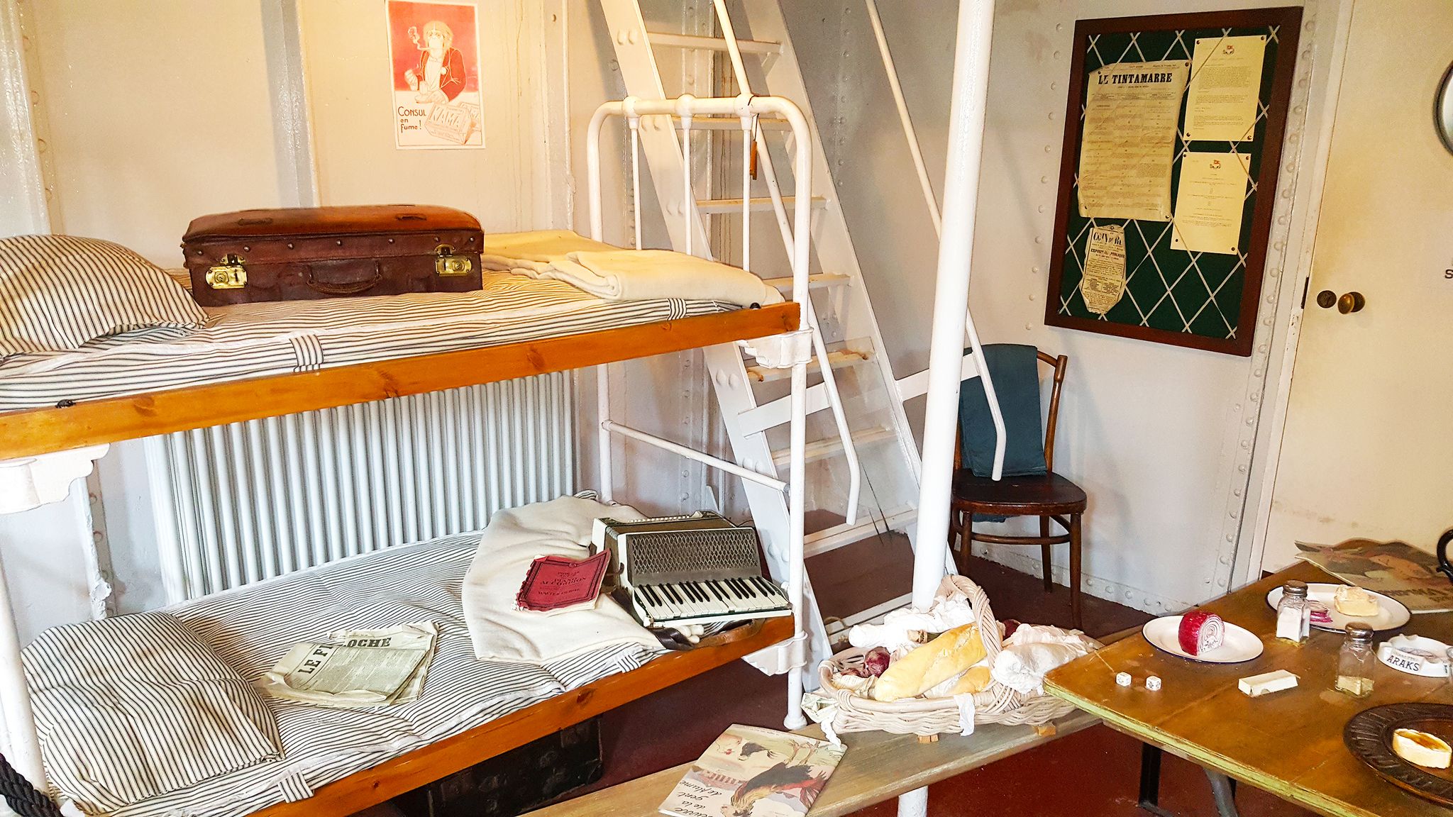 Belfast City Nothern Ireland, Titanic Tender SS Nomadic Crew Cabin