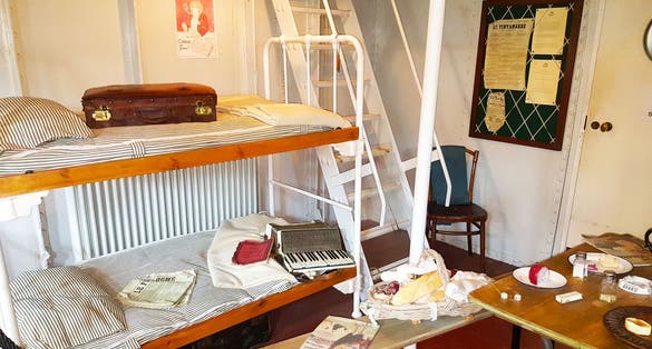 Belfast City Nothern Ireland, Titanic Tender SS Nomadic Crew Cabin