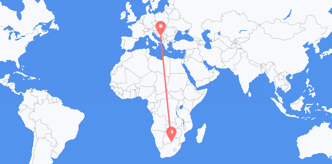 博茨瓦纳 飞往波斯尼亚和黑塞哥维那