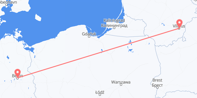 Deutschland nach Litauen