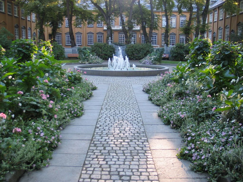 Stiftsgarden mansion in the center of Trondheim, Norway