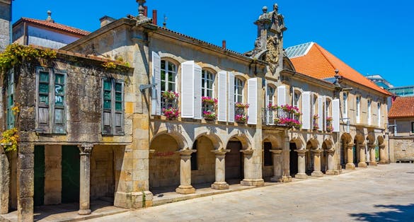 Photo of Pazo de Mugartegui historical building at Pontevedra in Spain.