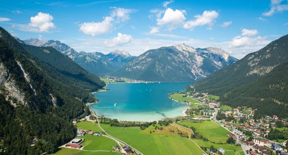 photo of view of Achensee, Gemeinde Eben am Achensee, Austria.