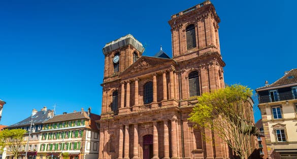 Cathedral of Saint-Christophe in Belfort - France