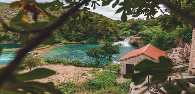 Krka Waterfalls, Food & Wine Tasting tour from Split