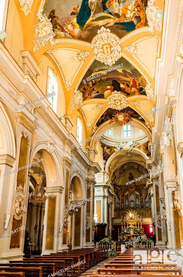 photo of view of Basilica della Collegiata, Catania, Italy.