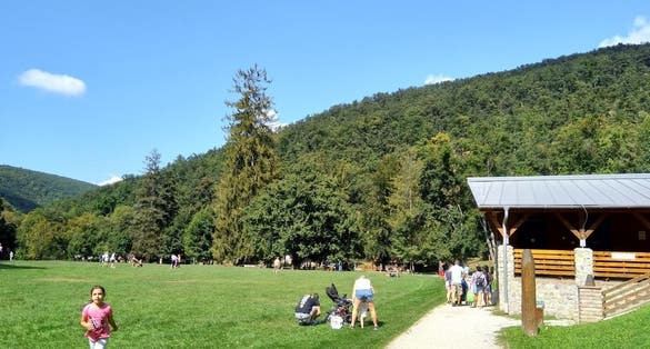 photo of view of Rocky Spring, Szilvásvárad, Hungary.