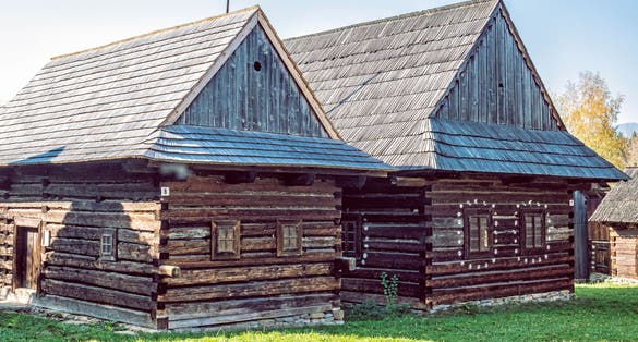 Photo of Museum of the Slovak Village is the largest ethnographic open-air exposition in Slovak republic. Architectural theme.
