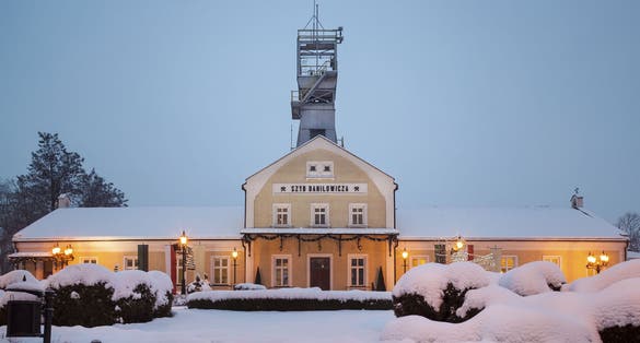 The mine is located in the town of Wieliczka, near Krakow. The mine was built in 13 th century. It is world's oldest salt mines still in operation. The salt mines is 300 km long and a 327 m. in depth.