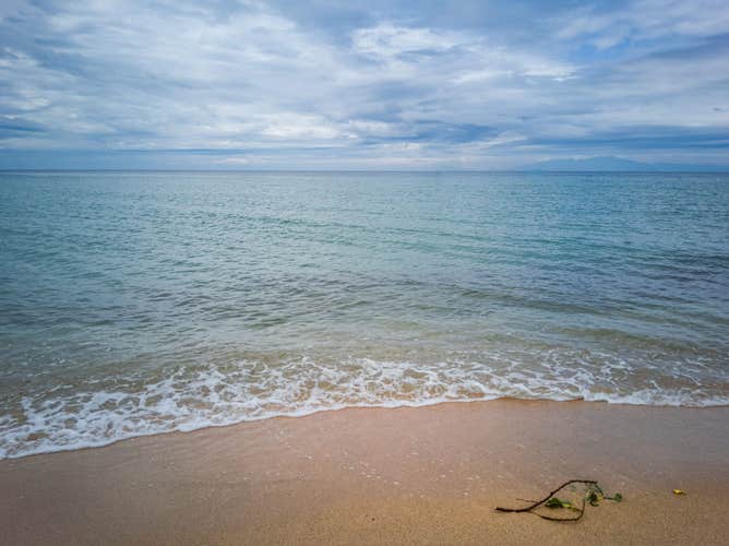 Photo of beautiful beach in Nea Flogita, Greece.