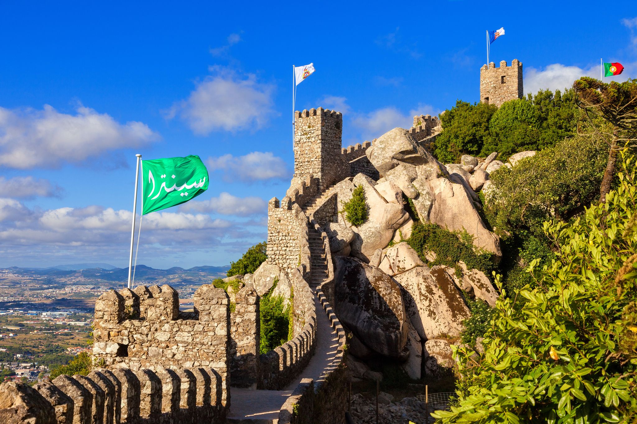 Photo of Castelo dos Mouros in Sintra, Portugal.