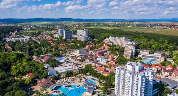 Oradea, Romania. Baile Felix thermal baths resort.